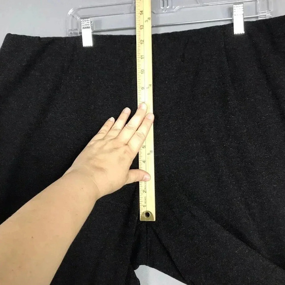 Eileen Fisher Ponte Knit Stretch Pull On Pants Women's Size 3X Black Melange - Picture 10 of 15